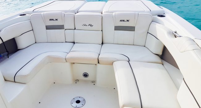 Sea Ray 270 SLX Thriller Lancha Motorboat Alquiler Rental Barcoibiza
